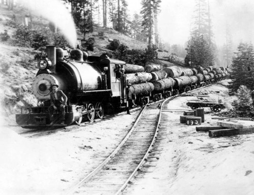 Diamond Match Logging Train