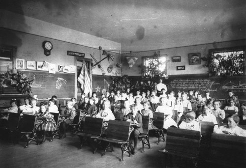 Interior View of the Quincy School House