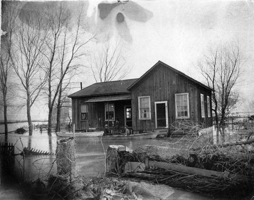 Flooded Home in Sutter County