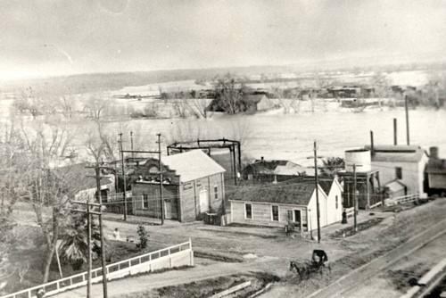 Scene During the 1909 Flood