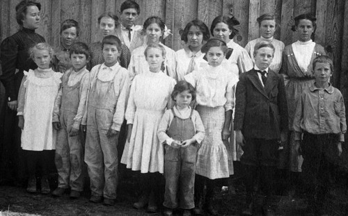 Students at French Creek School