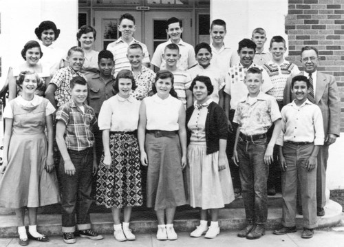 Grand Island School class portrait