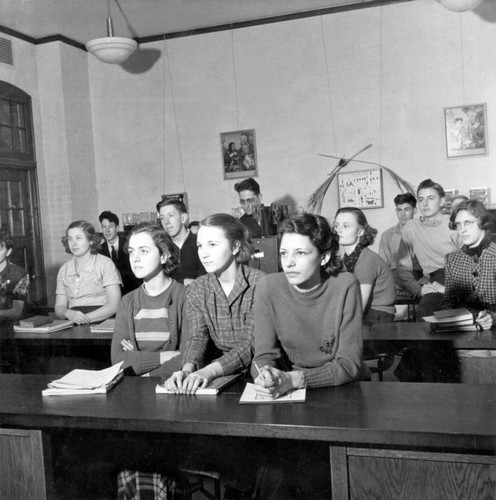 Students in classroom