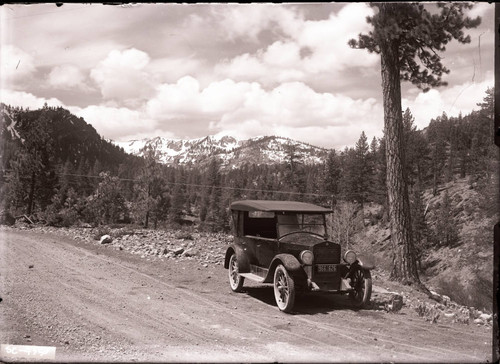 1920's Buick in Mountains