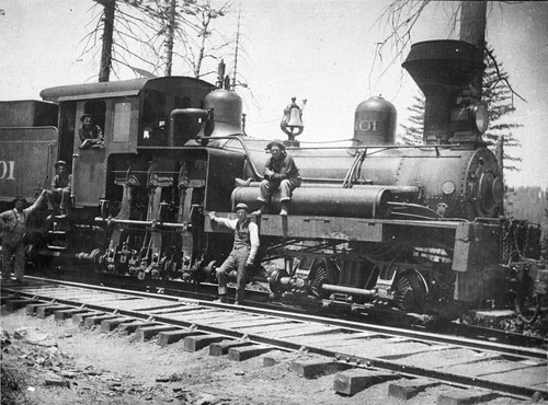 Logging Railroad for Diamond Match Co., Stirling City