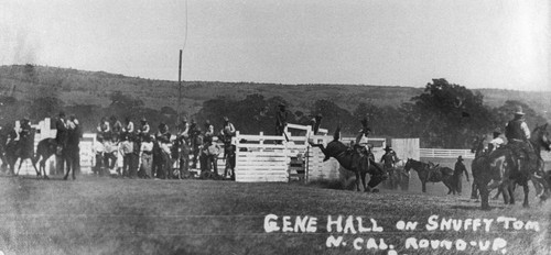 Gene Hall in 1921 Round-Up