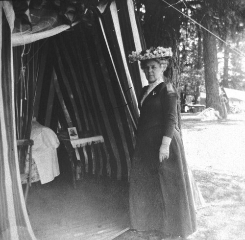 Annie Bidwell camping