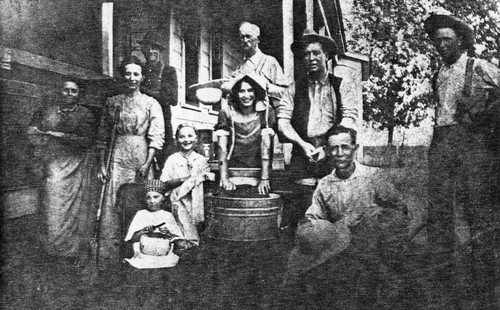 Family photograph on White Family Ranch