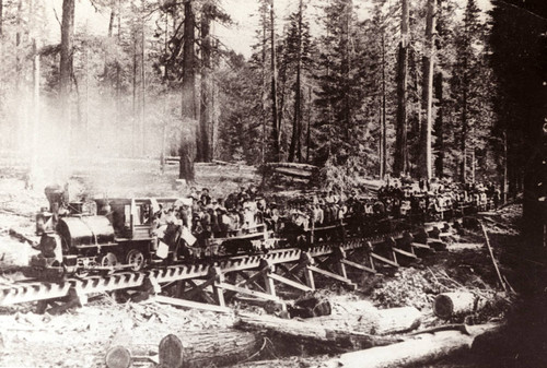 Train on Trestle, Lyonsville