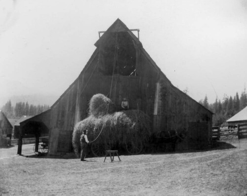 Haying and Barn at Spanish Ranch