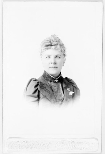 Portrait of Annie Bidwell 1892