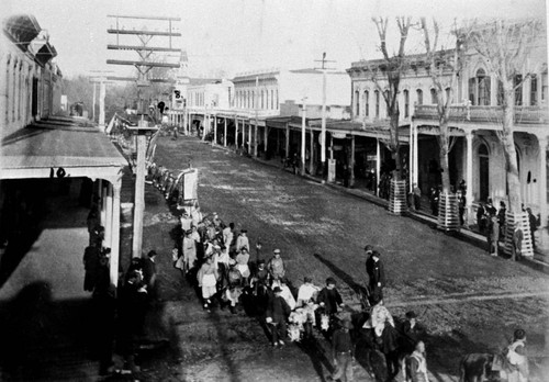 Chinese Procession in Early Chico, 2nd Street