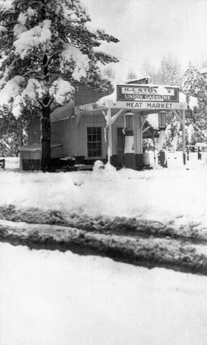 Service Station and Meat Market