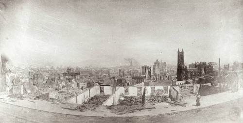 View of 1906 San Francisco Earthquake