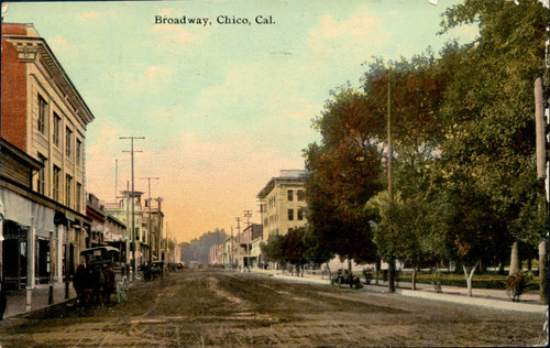 Downtown Chico street scene