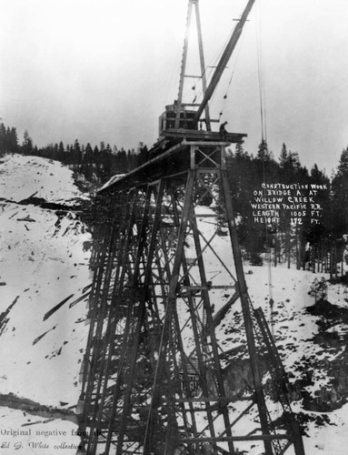 Railroad bridge construction