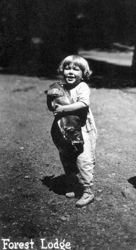 Girl holding fish