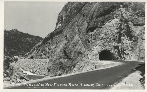 Tunnels on Feather River Highway