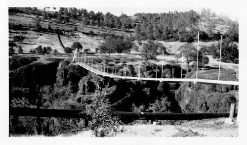 Swinging bridge