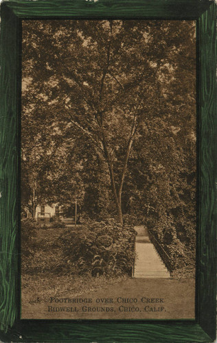 Footbridge over Big Chico Creek