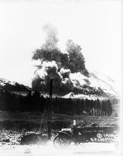 Mt. Lassen eruption