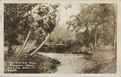 Bidwell Park swimming pool