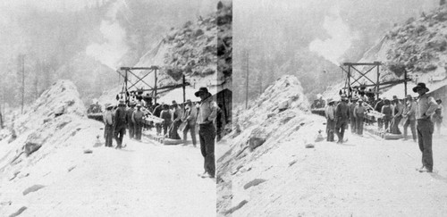 Laying Track for Western Pacific Railroad