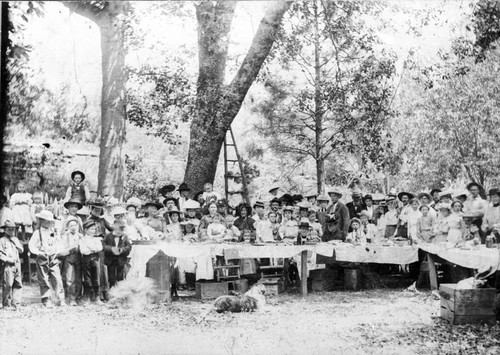 4th of July picnic at Shasta County, Bailey Creek