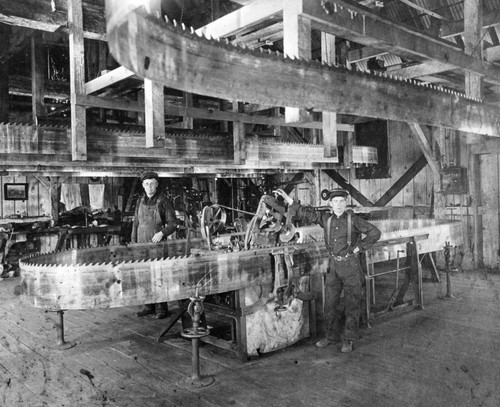 Filing Room at Lyonsville Sawmill