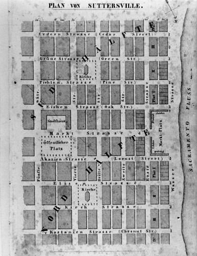 Map of Sutterville