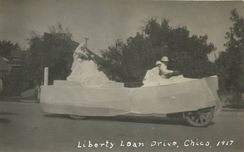 Liberty Loan Parade float