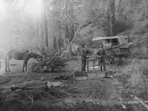 Camp Scene Near Lyonsville