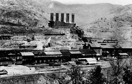 Full View of Mammoth Mine Smelter