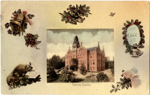 Chico Normal School - Christmas Postcard