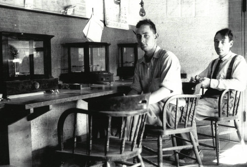 Interior View of Office at Mammoth Mine