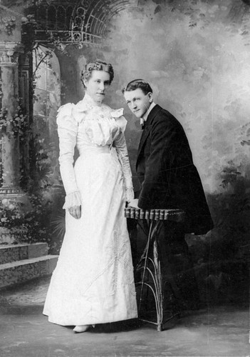 Wedding picture of William and Eugenia Haines