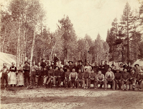 Unidentified logging crew