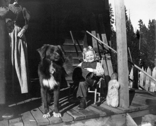 Little Girl on a Porch, Meadow Valley