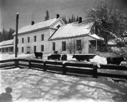 Hotel in Snow at Spanish Ranch