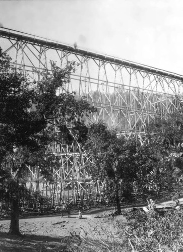 Trestle on the Flume from Lyonsville to Red Bluff