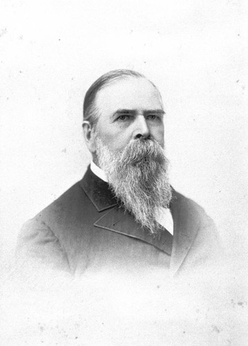 Portrait of John Bidwell taken January 21, 1891