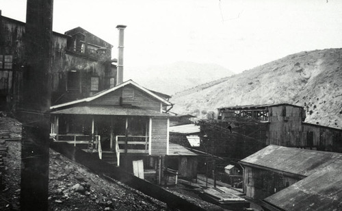 Several Buildings at Mammoth Mine Smelter