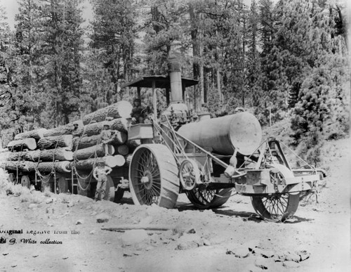 Logging tractor