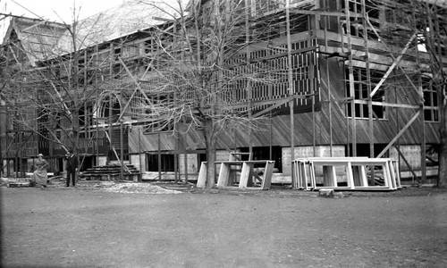 Chico State Normal School Training School under construction