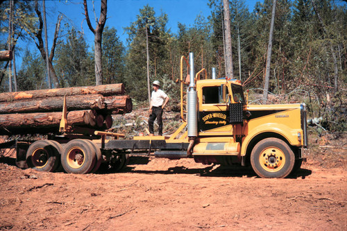 Loading a logging truck--Soper-Wheeler Company