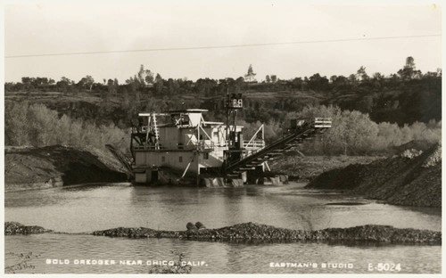 Gold dredger near Chico