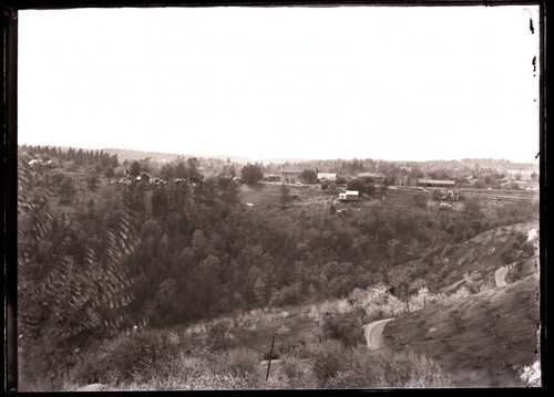 Bird's eye view of Auburn