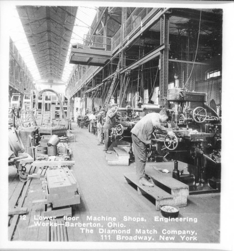 Lower Floor Machine Shops