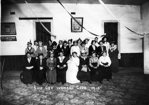 Live Oak Woman's Club 1915