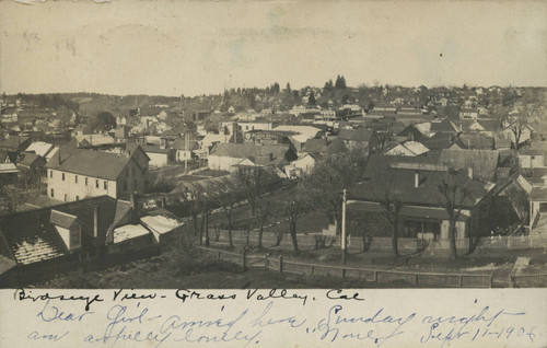 Birdeye View of Grass Valley